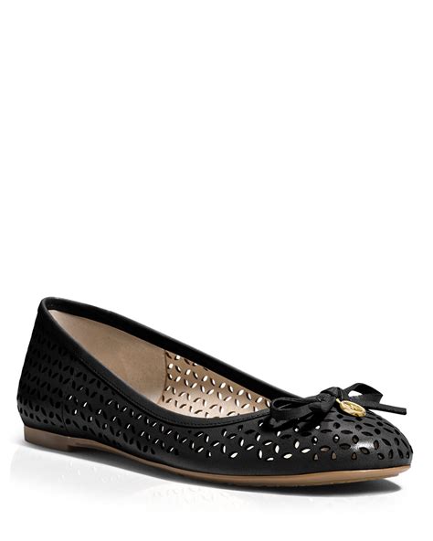 michael kors ballet flats black.